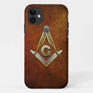 Masonic Square and Compasses iPhone 11 Case