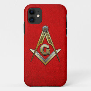 Masonic Square and Compasses iPhone 11 Case