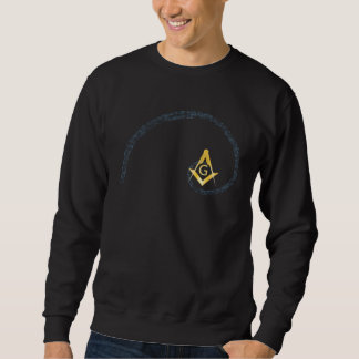 Masonic  Square & Compass Fibonacci Spiral Sweatshirt