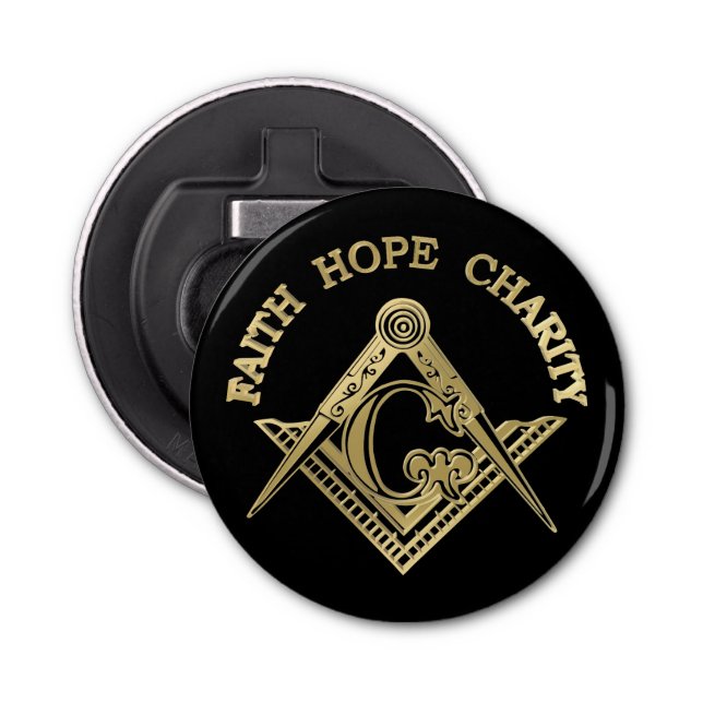 Masonic symbol bottle opener (Front)