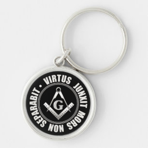 Masonic symbol keychain