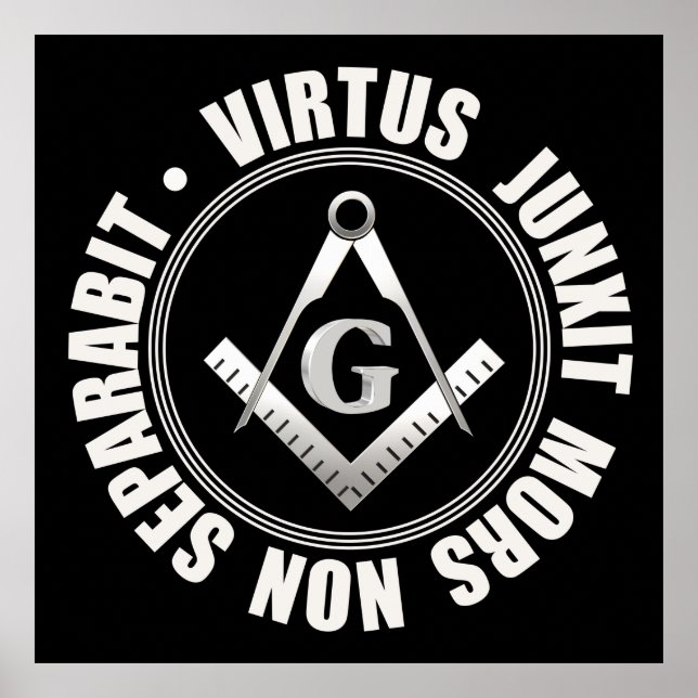 Masonic symbol poster (Front)
