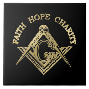 Masonic symbol tile