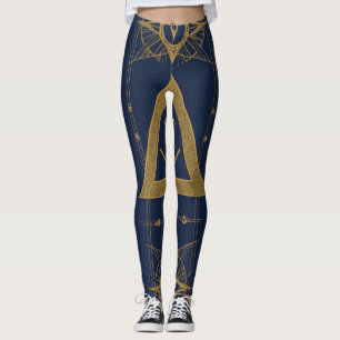 Masonic symbols leggings