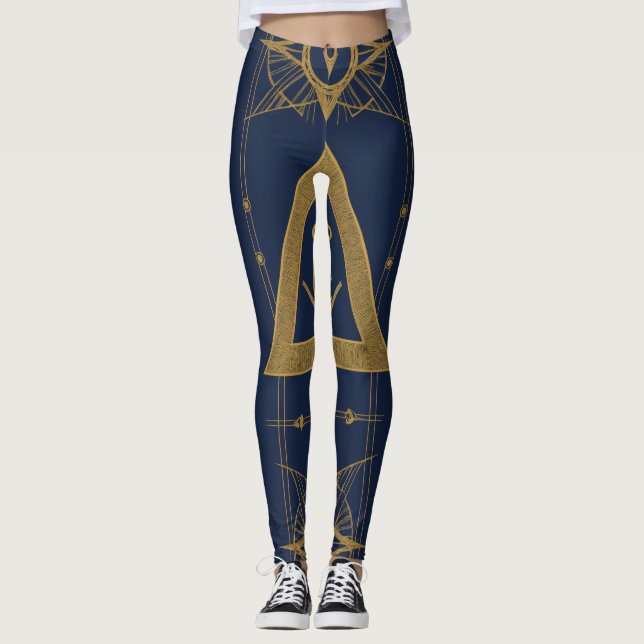 Masonic symbols leggings (Front)