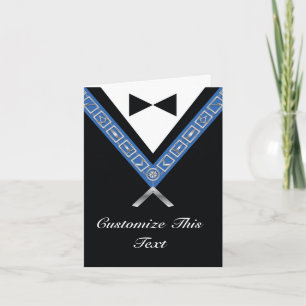Masonic Thank You Note Cards Officer Jewels