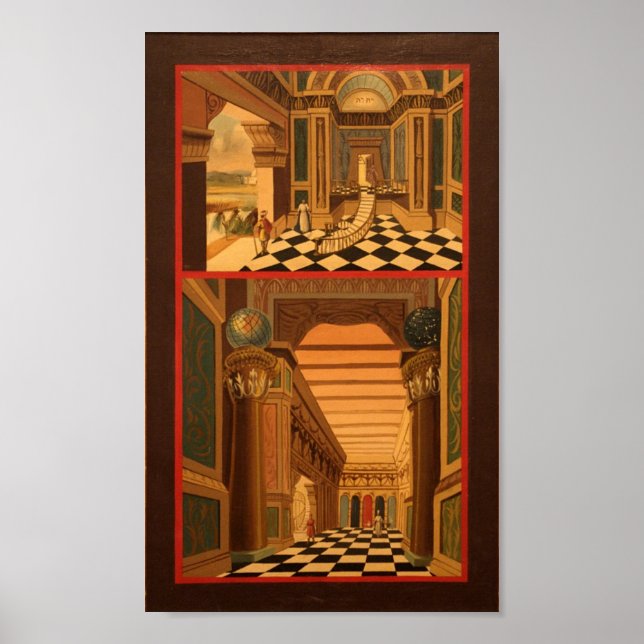 Masonic Tracing Board - Fellow Craft 2 Poster (Front)