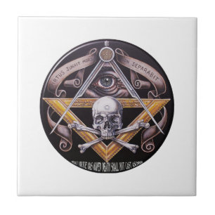 Masonic Virtue Ceramic Tile