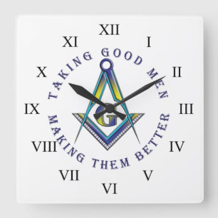 Masonic Wall Clock
