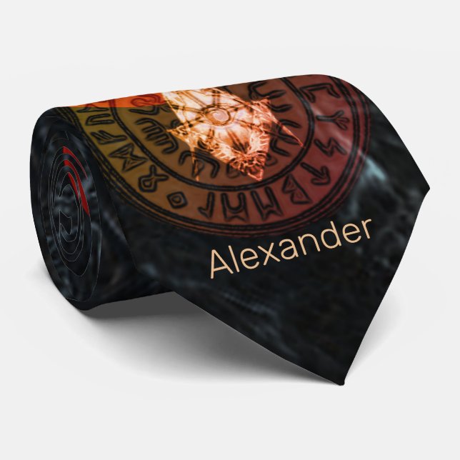 Masonic Warrior Tie (Rolled)