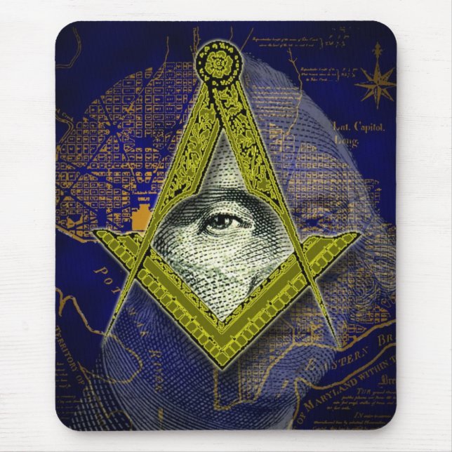 Masonic Washington Mousepad (Front)