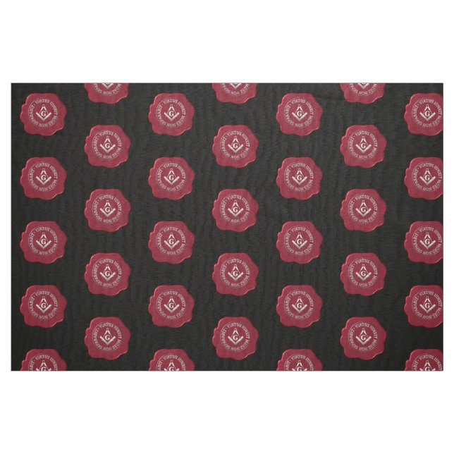 Masonic wax seal fabric (Fat Quarter)
