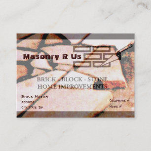 Masonry-Brick  Business Card