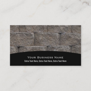 Masonry Brick Wall Business Cards