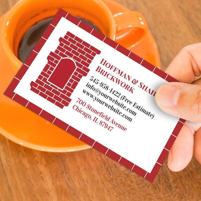 Masonry Chimney Business Card Template (Creator Uploaded)