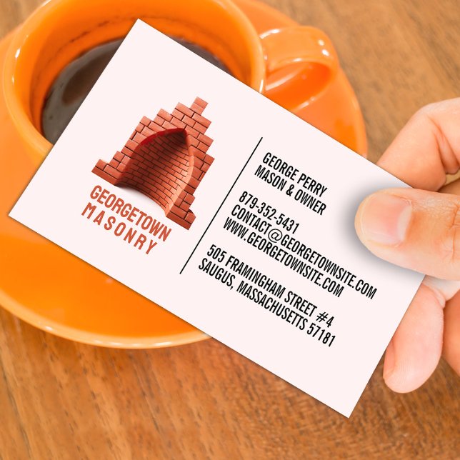 Masonry Chimney Business Card Template (Creator Uploaded)