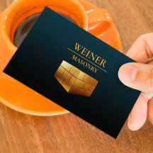 Masonry Constructions Business Card