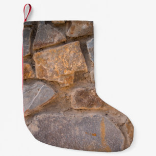 Masonry natural stoneabstract, ancient, antiquity, small christmas stocking
