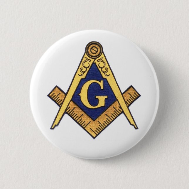 MASONS 6 CM ROUND BADGE (Front)