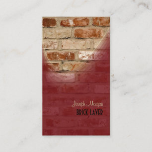 Masons, bricks workers business cards
