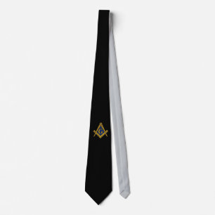 MASONS CUSTOM TIE (BLACK)