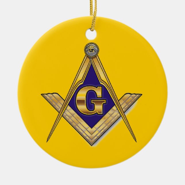 Mason's Edition Ceramic Ornament (Front)