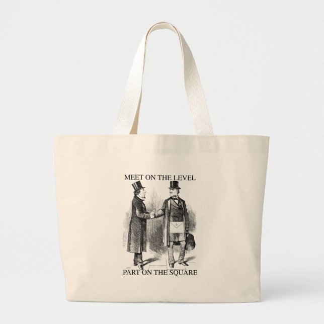 Masons Meeting Large Tote Bag (Front)
