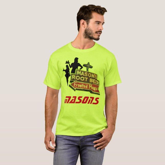Masons Rootbeer Stand T-Shirt (Front Full)