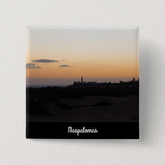 Maspalomas 15 Cm Square Badge