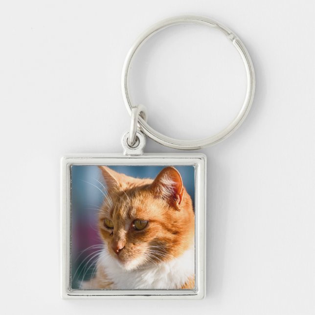 Maspalomas Cat Key Ring (Front)