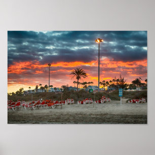 Maspalomas Sunset Poster