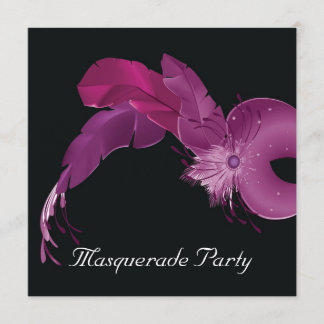 Masquarade party invitation