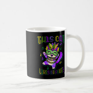 Masque Mardi Apparel Costumes Mardi Gras Cat Coffee Mug
