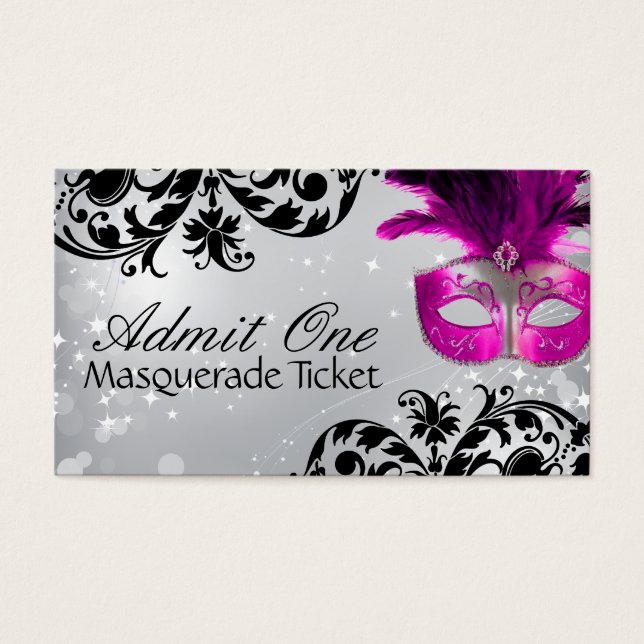 Masquerade Admission Tickets (Front)