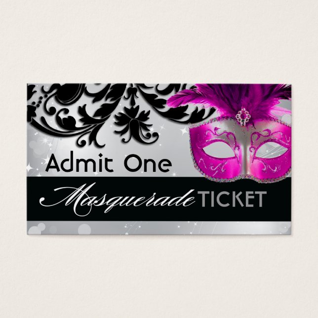 Masquerade Admission Tickets (Front)
