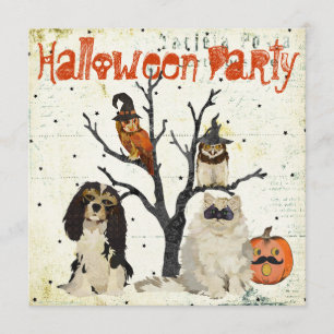 Masquerade Animals Halloween Invitation