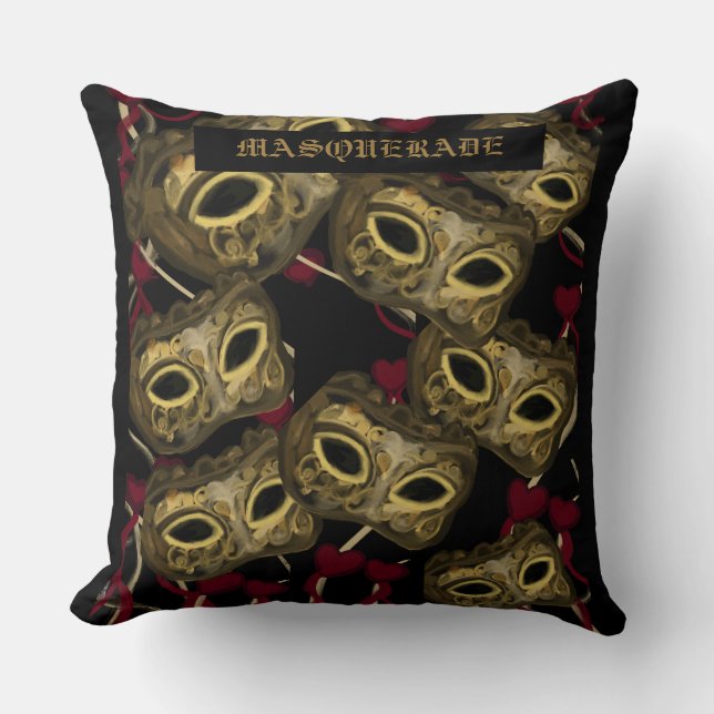MASQUERADE ART     CUSHION (Front)