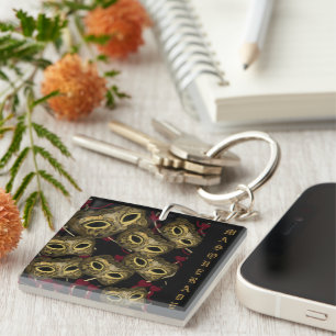 MASQUERADE ART KEY RING
