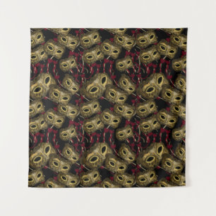 MASQUERADE ART TAPESTRY