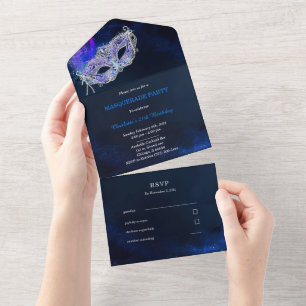 Masquerade Ball  and RSVP Template