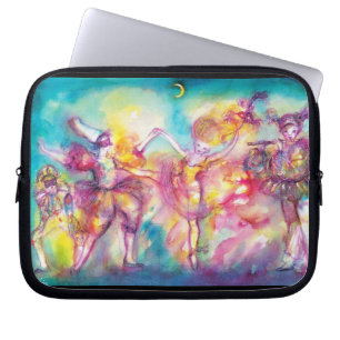 MASQUERADE BALL,Mardi Gras Masks,Dance,Music Laptop Sleeve
