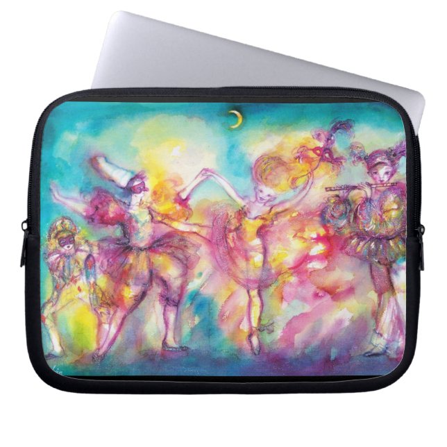 MASQUERADE BALL,Mardi Gras Masks,Dance,Music Laptop Sleeve (Front)