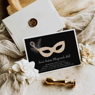 Masquerade Ball Sweet Sixteen Invitation