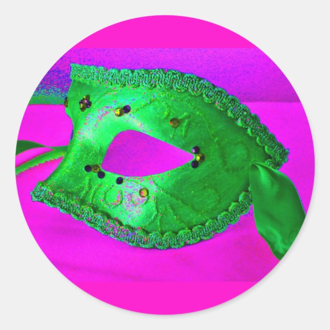 Masquerade Bash Classic Round Sticker (Front)