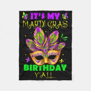 Masquerade Birthday Gift Parade Costume Party Mard Fleece Blanket