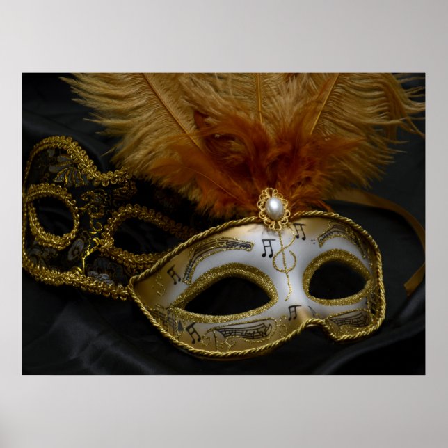 Masquerade Carnival Mask 11 Poster (Front)