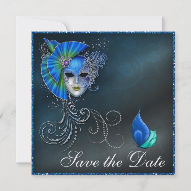Masquerade -  Costume Party Invitation by SRF (Front)