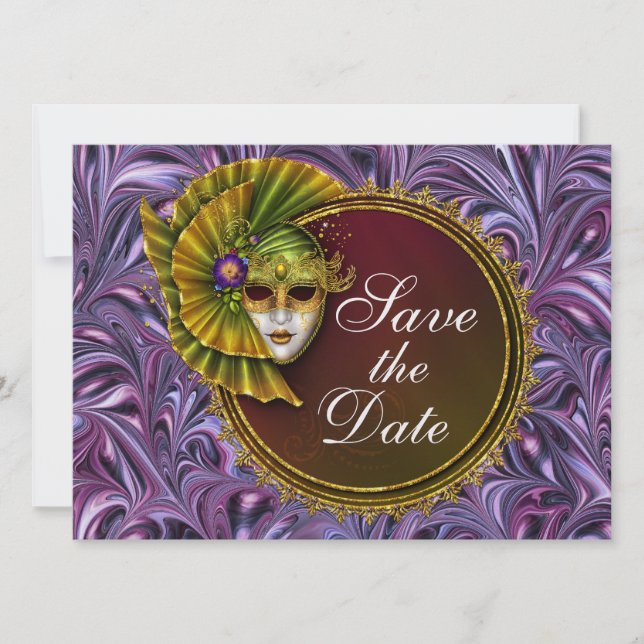 Masquerade -  Costume Party Invitation by SRF (Front)