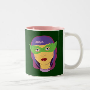 Masquerade Costume Two-Tone Coffee Mug
