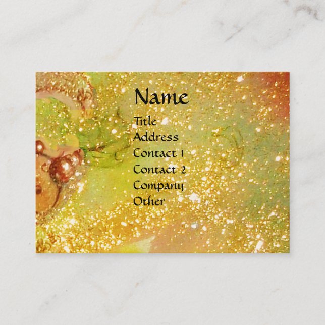 MASQUERADE ,Dance ,Music, yellow blue red,pink Business Card (Front)